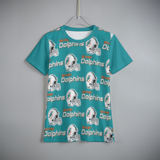 Miami Football Game Day Eco-friendly All-Over Print Kid's Short Sleeve