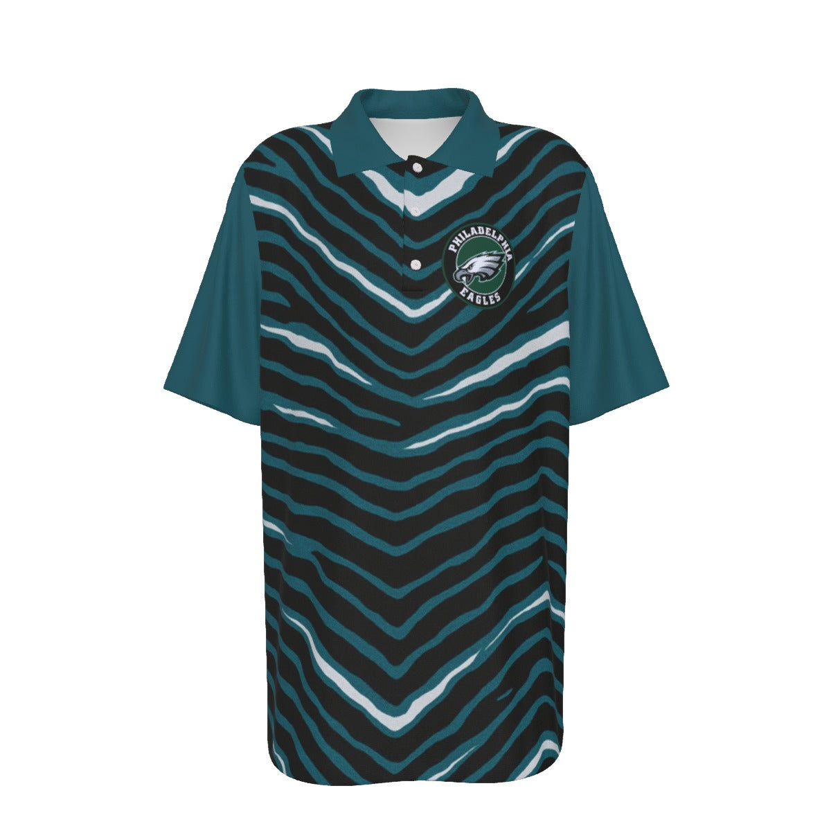 Philadelphia Football Game Day All-Over Print Teenage UV Protection POLO Shirt