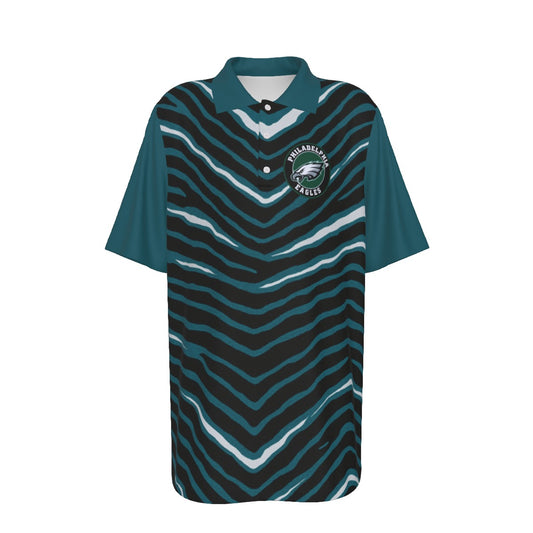Philadelphia Football Game Day All-Over Print Teenage UV Protection POLO Shirt