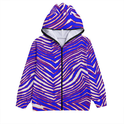 Buffalo Bills Zubaz Unisex Pullover Hoodie With Zipper Closure