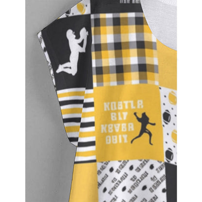 Pittsburgh Steelers Women's Curved Hem T-shirt (Plus Size)