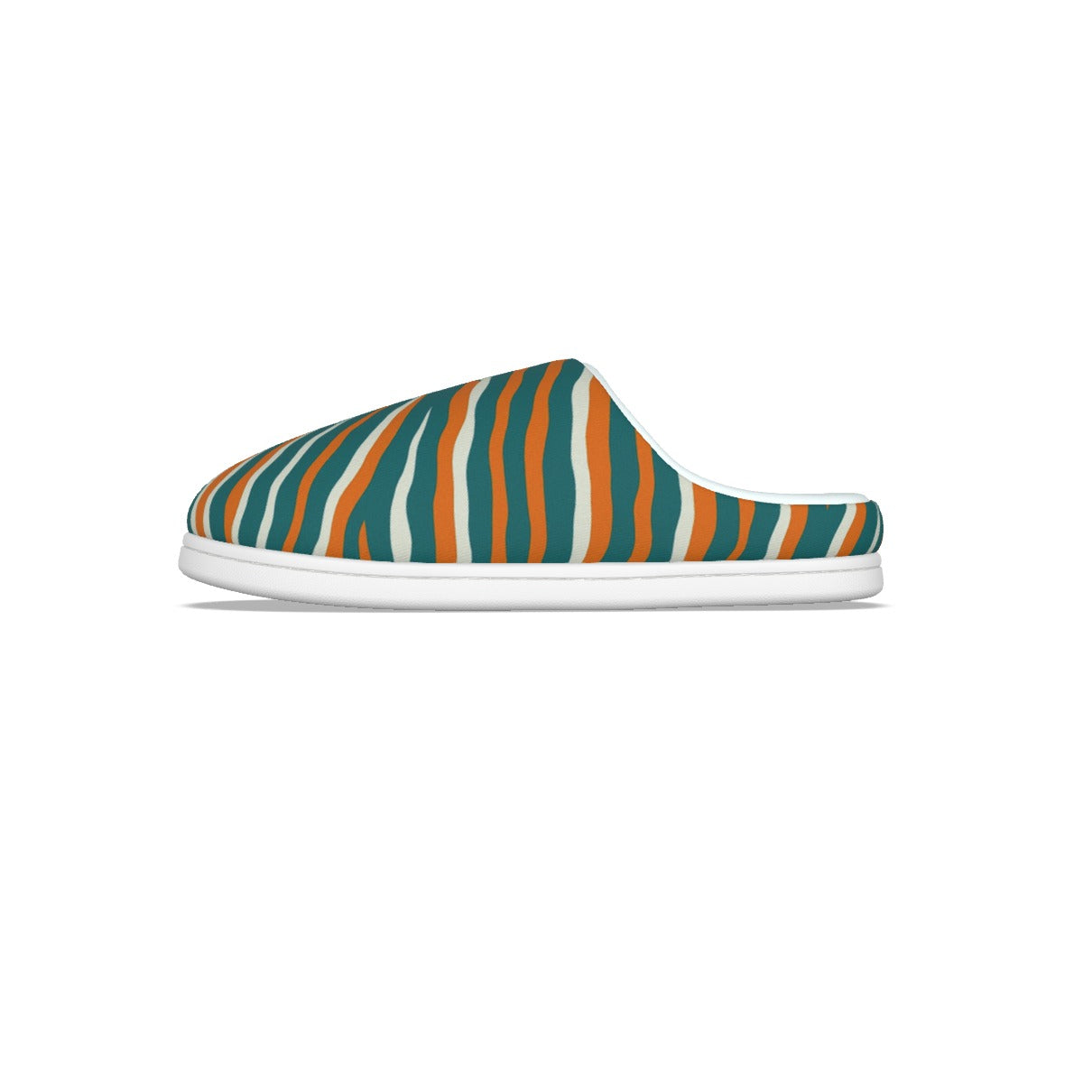 Miami Football Game Day All-Over Print Men's Plush Slippers