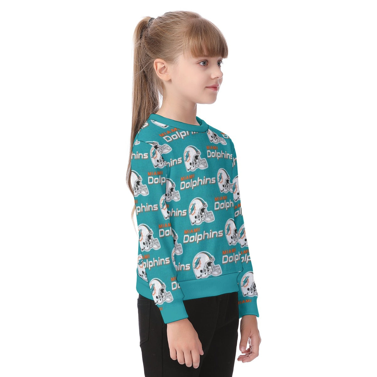 Miami Football Game Day All-Over Print Kid's Sweater