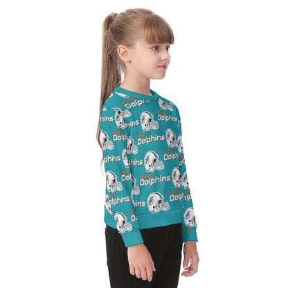 Miami Football Game Day All-Over Print Kid's Sweater
