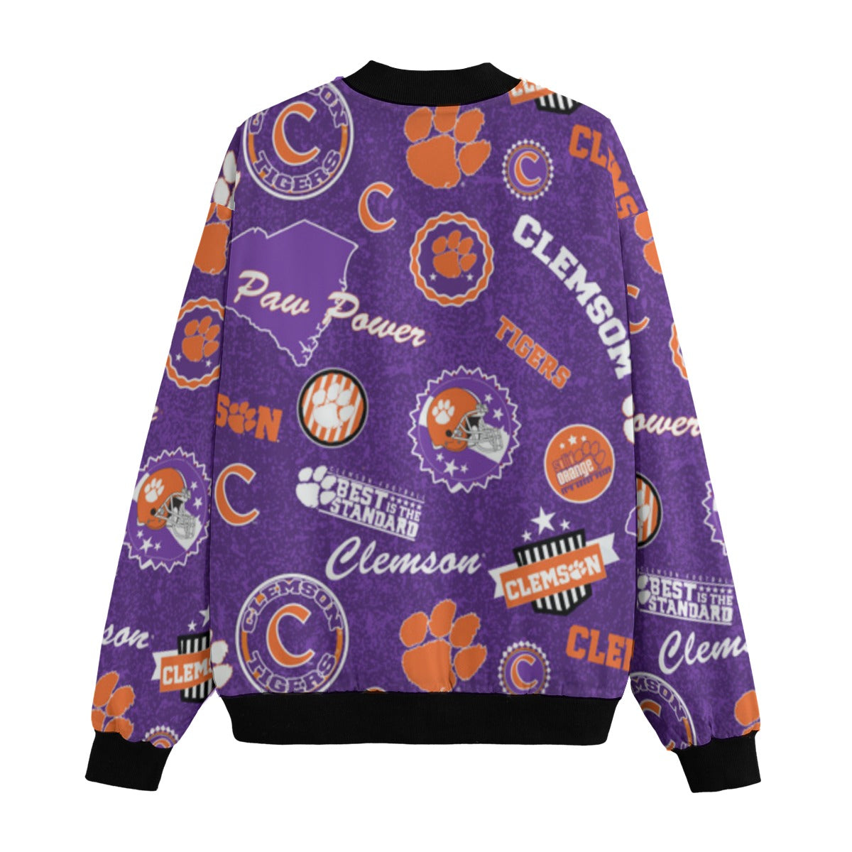 Urban Legend Clemson – Tigers Fleece Bomber Jacket