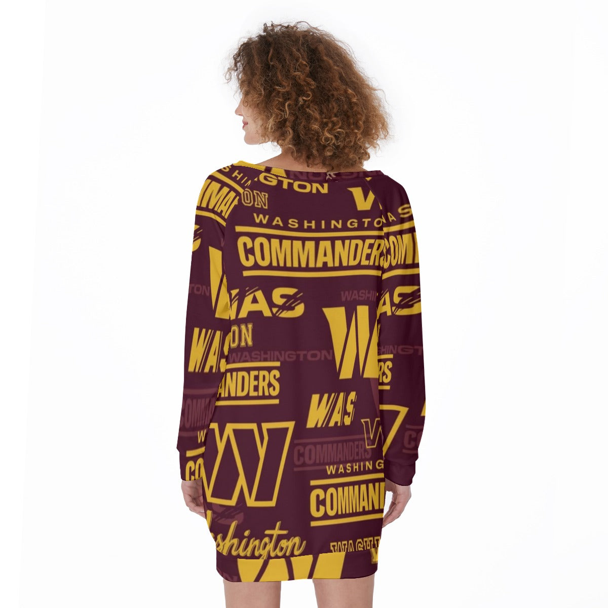 Washington Commanders Women's Lace-Up Sweatshirt
