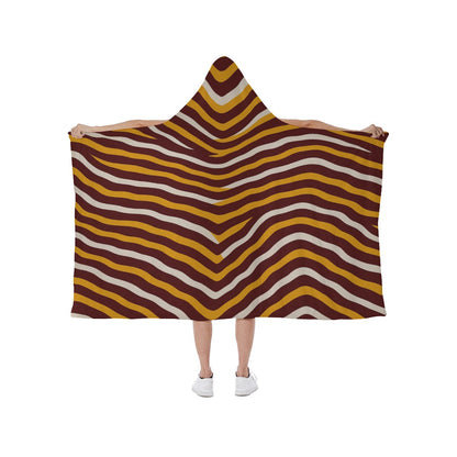 Washington Commanders Hooded blanket With Soft Fleece Lining