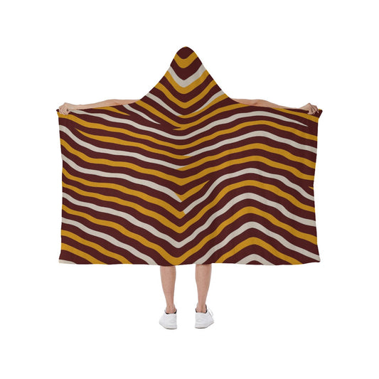 Washington Commanders Hooded blanket With Soft Fleece Lining