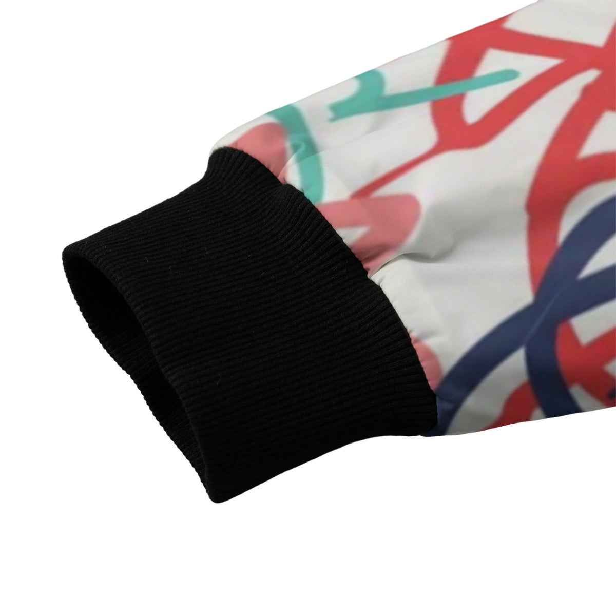 Wildstyle Graffiti Artistic Urban Streetwear Fleece Bomber Jacket  Step into the heart of urban fash