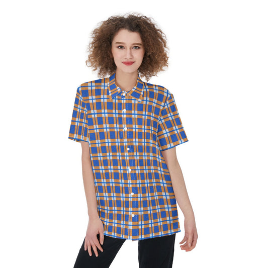 Florida Tartan Plaid Women's Shirt