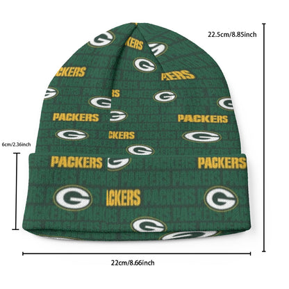 Green Bay Football Game Day All-Over Print Knitted Hat