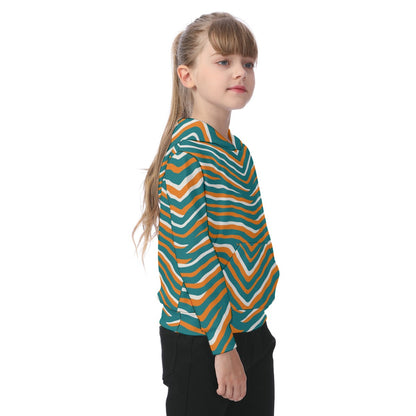 Miami Football Game Day All-Over Print Oversized Kid's Hoodie