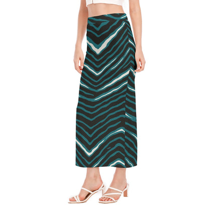 Philadelphia Football Game Day All-Over Print Women's Side Slit Skirt