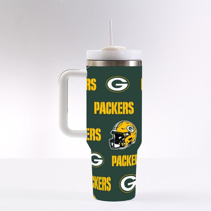 Green Bay Football Game Day 40 oz Tumbler With Handle