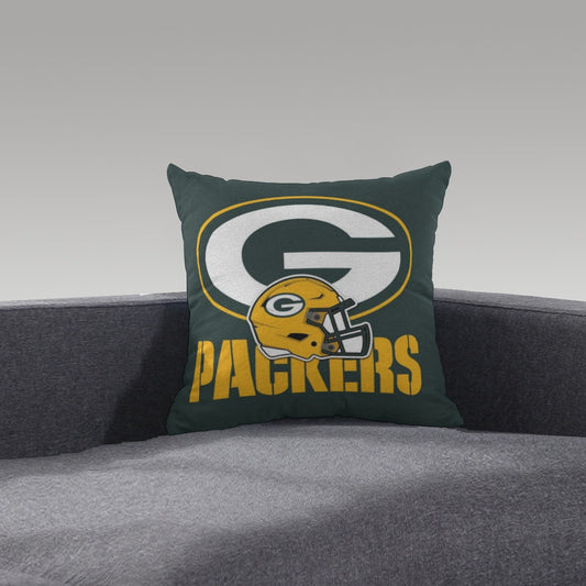 Green Bay Football Game Day Short Plush Pillow