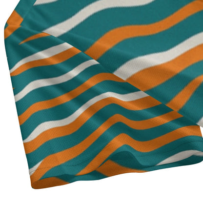 Miami Football Game Day All-Over Print Men's Polo Shirt