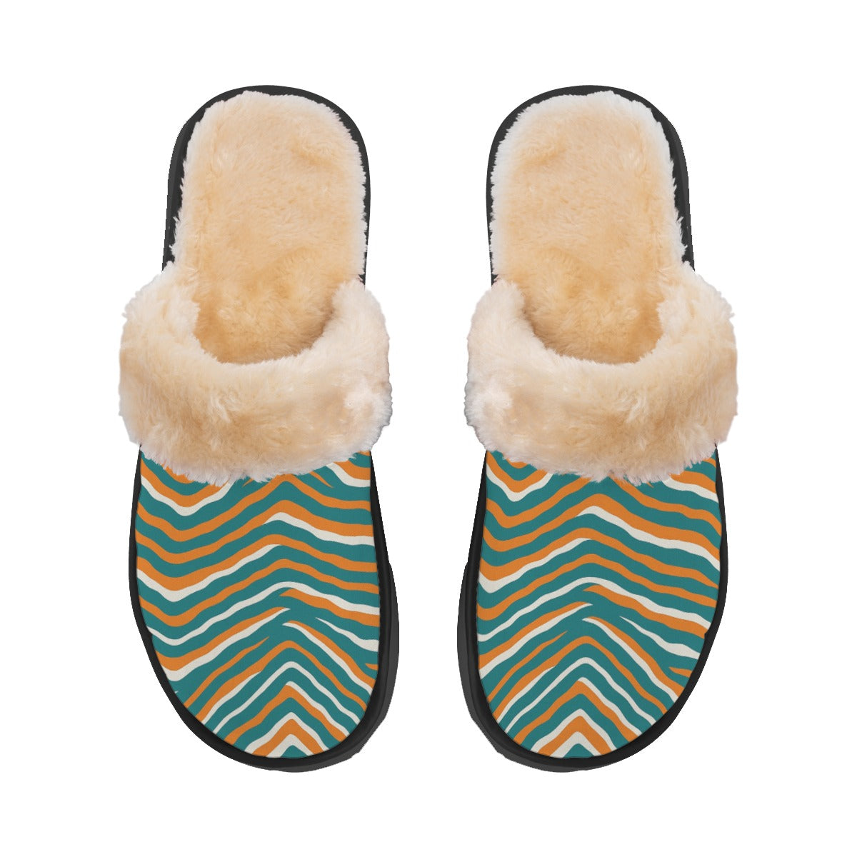 Miami Football Game Day Men's Home Plush Slippers