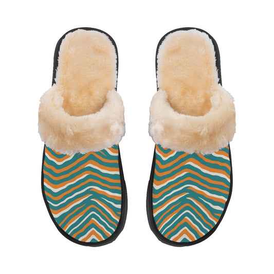 Miami Football Game Day Men's Home Plush Slippers