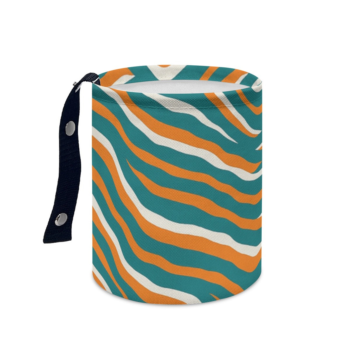 Miami Football Game Day Minimalist Fabric Car Trash Can