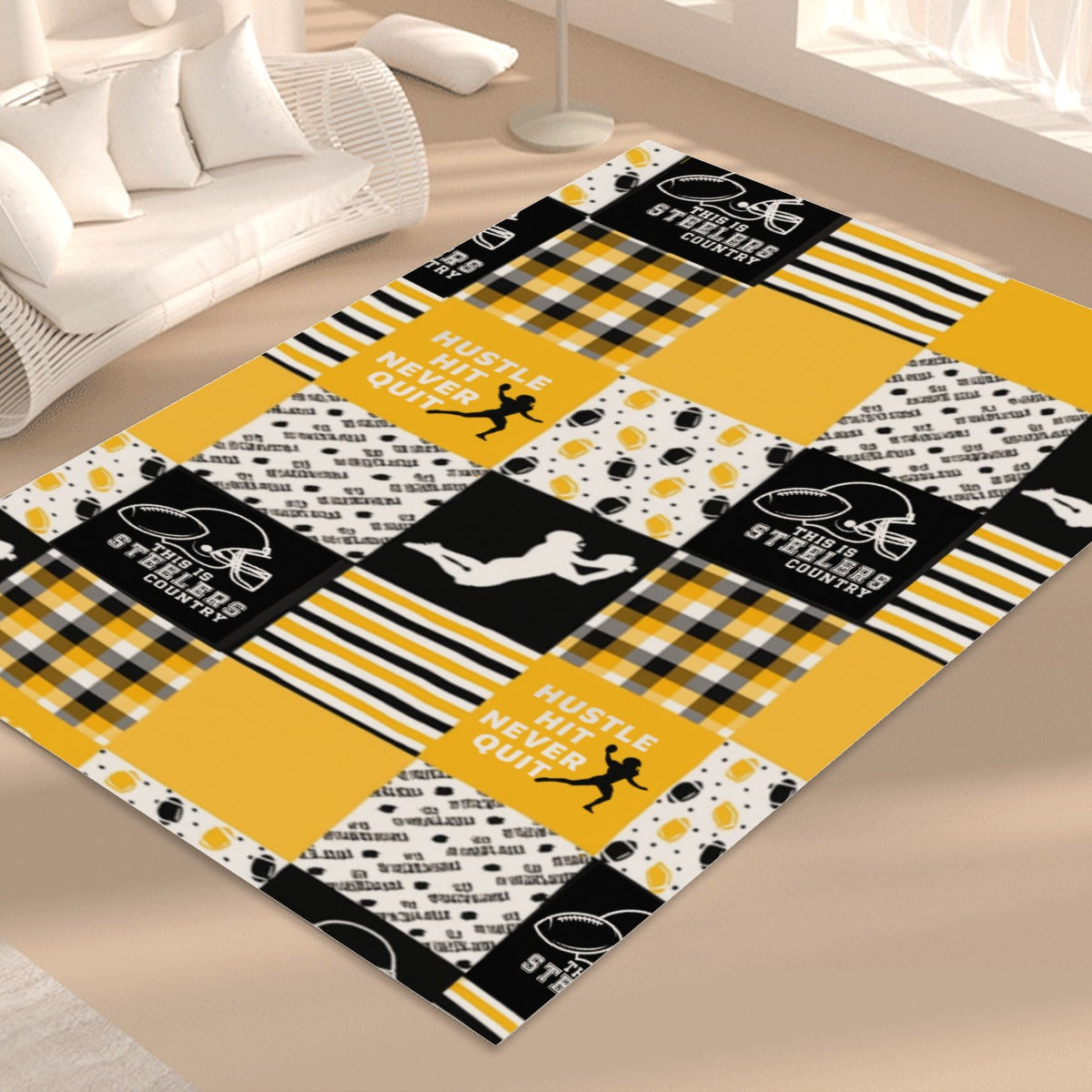Foldable Rectangular Floor Mat