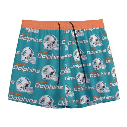 Miami Football Game Day All-Over Print Men's Mesh Shorts