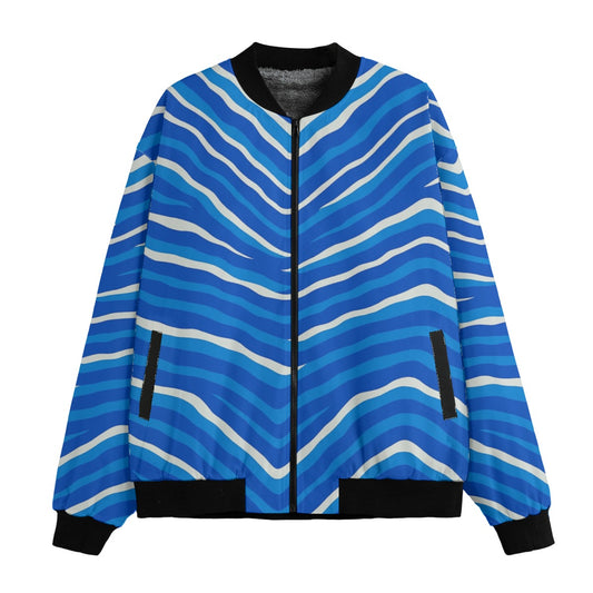 Chaqueta bomber Deportivo Alavés con estampado de cebra en colores del club
