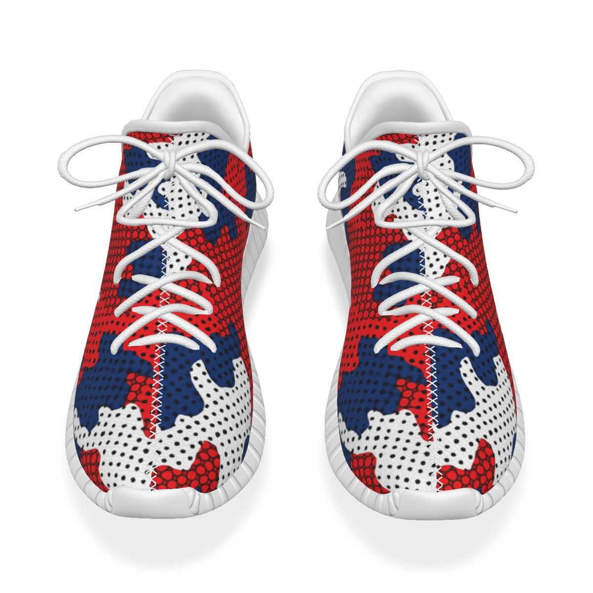 Urban Legend Mississippi Ole Miss Rebels Red Navy White Camo Men's Coconut Sneakers Shoes