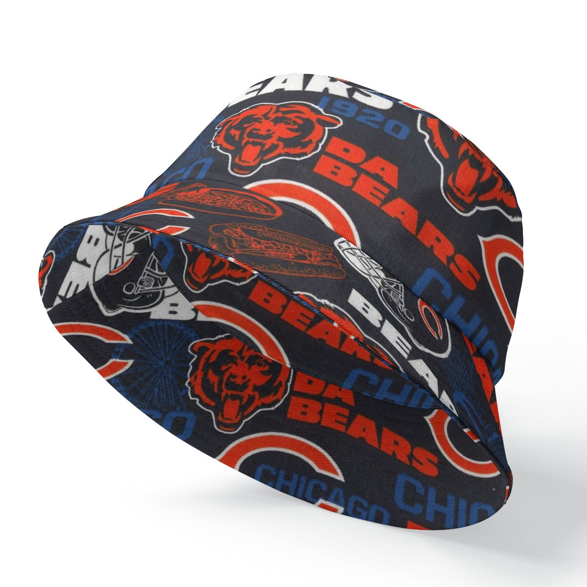 Urban Legend Chicago Bears Double-Side Printing Bucket Hat