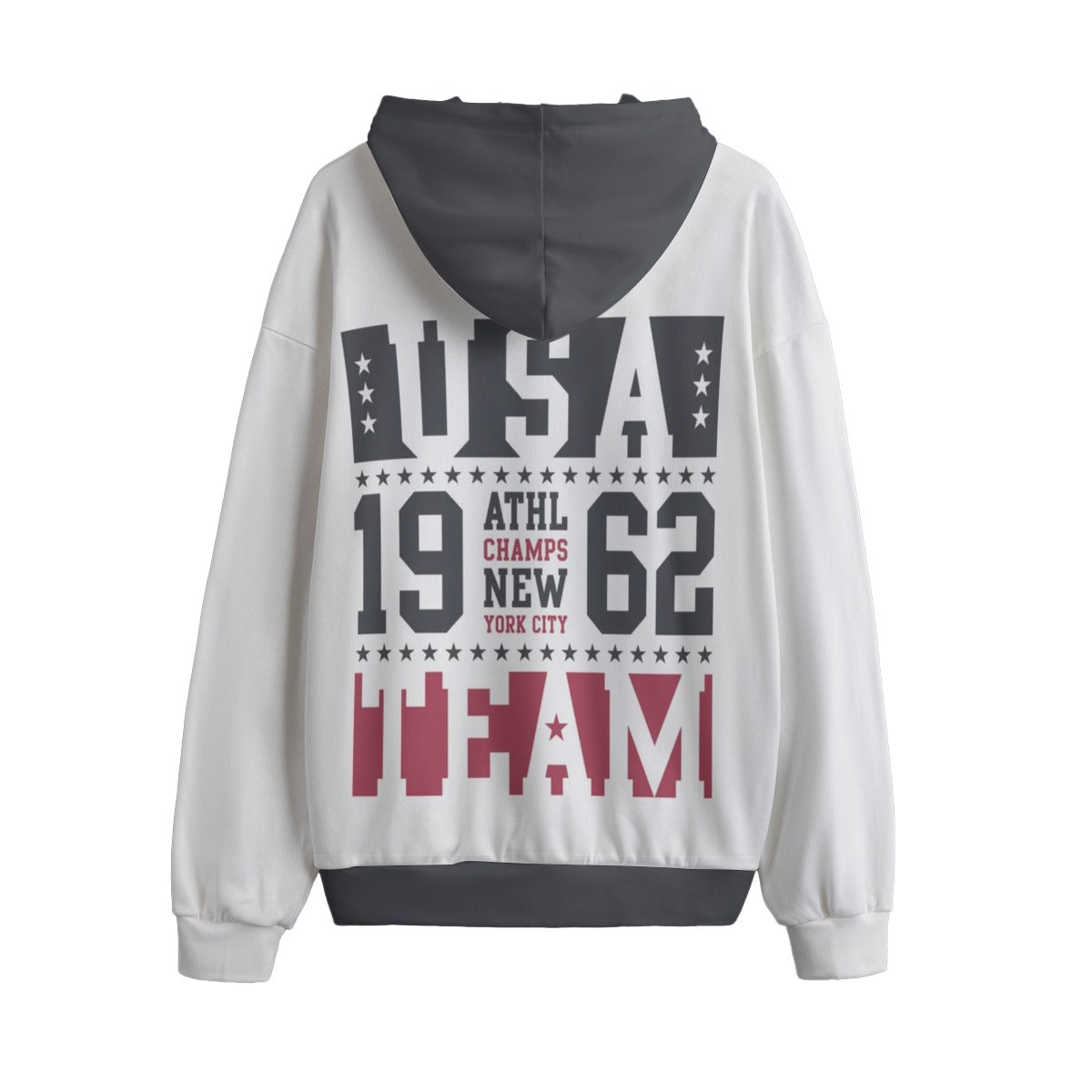 USA 1962 Champs New York City Unisex Hoodie – Retro Varsity Style