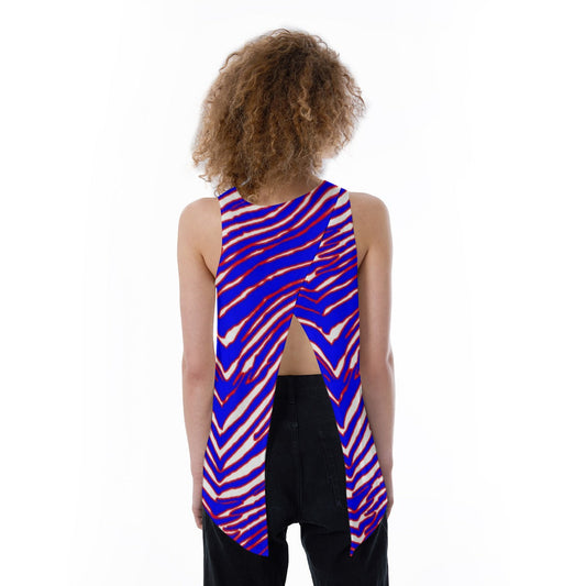 Buffalo Bills Zubaz Women's Loose Tank Top