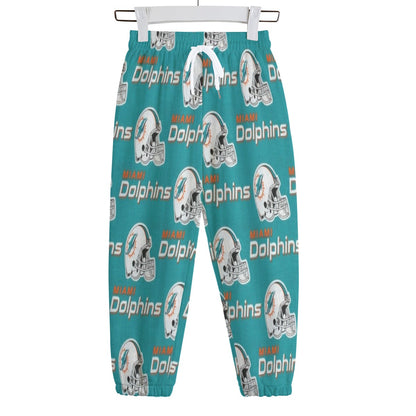 Miami Football Game Day All-Over Print Kid's Sweatpants | 310GSM Cotton