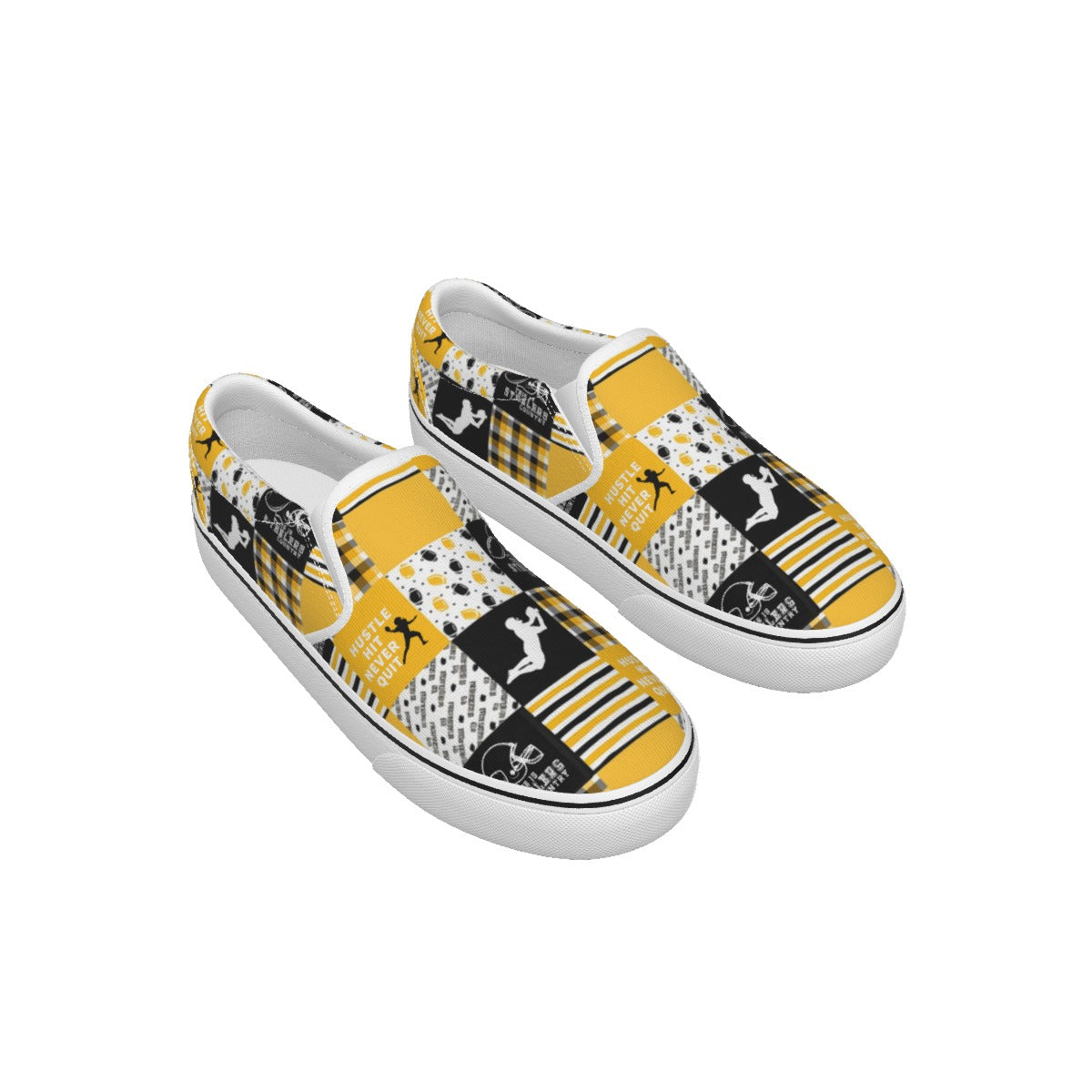 Pittsburgh Steelers Women's Slip On Sneakers