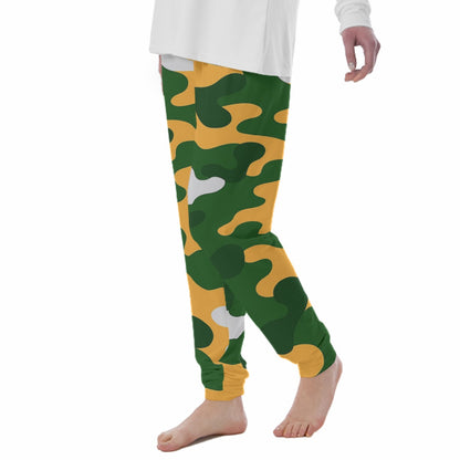 Green Bay Football Game Day All-Over Print Women's Pajama Pants|180GSM