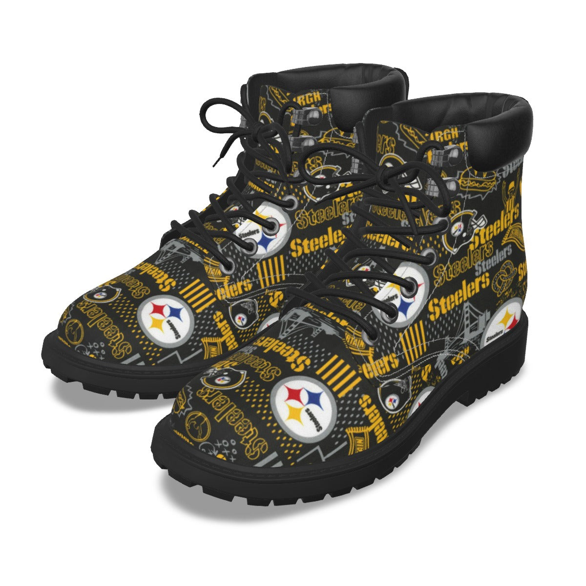 All-Over Print Men's Short Boots