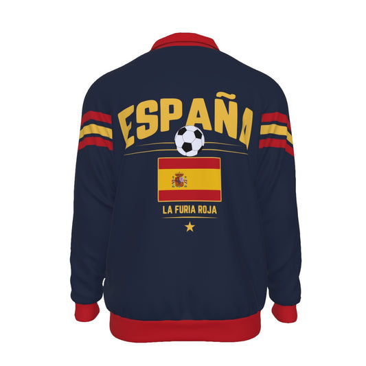 Urban Legend España La Furia Roja Spain  Retro Bomber Jacket