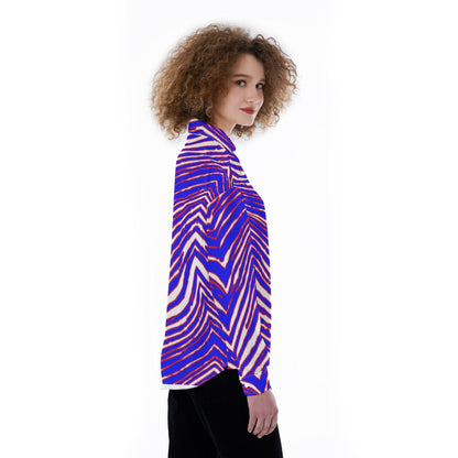 Buffalo Bills Zubaz Women's Satin Shirt