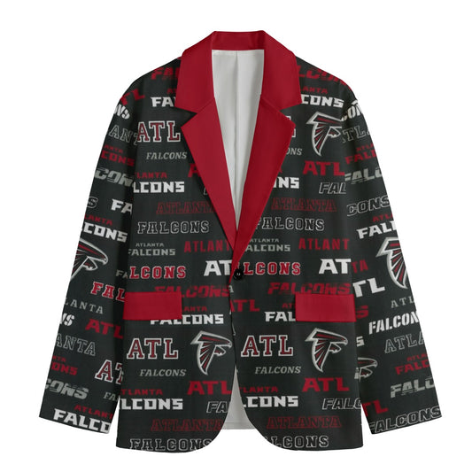 Atlanta Falcons suit Flat Lapel Collar Blazer