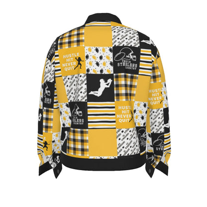 All-Over Print Unisex Lapel Jacket | 245GSM Cotton