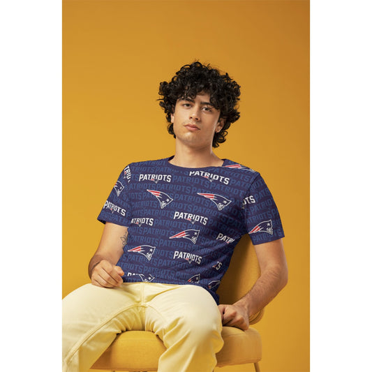 New England Football Game Day All-Over Print Men's O-Neck T-Shirt