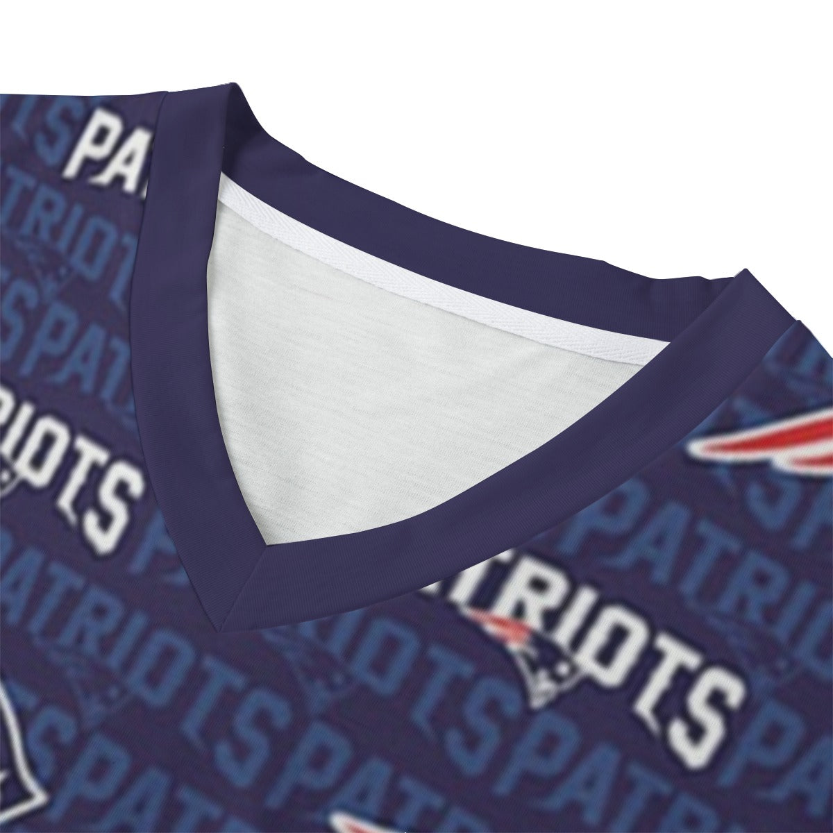 New England Football Game Day Eco-friendly All-over Print Unisex V-neck T-Shirt