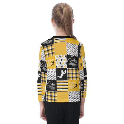 Pittsburgh Steelers All-Over Print Kid's O-neck Long Sleeve T-shirt