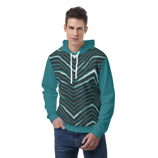 Philadelphia Football Game Day All-Over Print Men's Hoodie With Double-side Print Hood