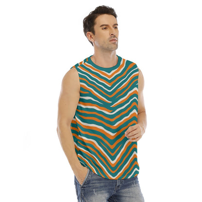 Miami Football Game Day All-Over Print Men's O-neck Tank Top