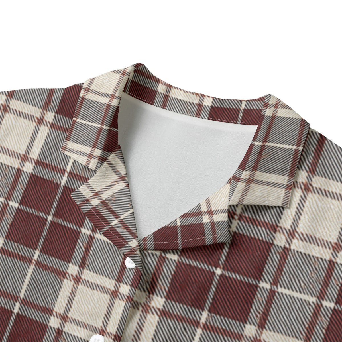 Oklahoma Tartan Plaid Sooners Women's Hawaii Shirt | Rayon