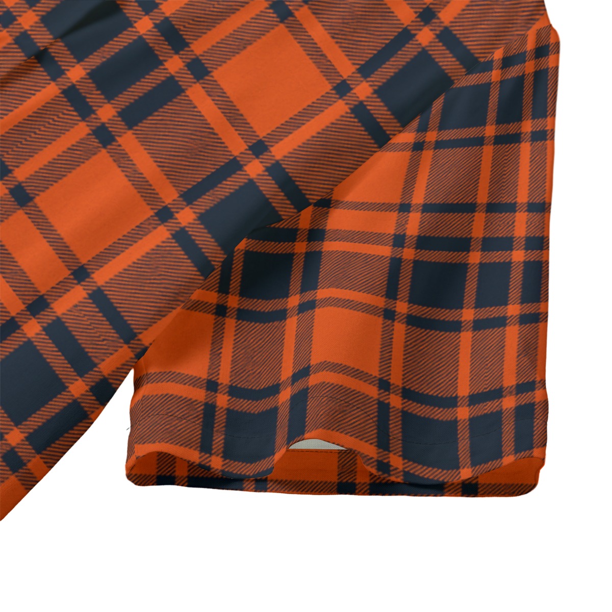 Illinois Urbana - Fighting Illini Tartan Plaid Women's Hawaii Shirt | Rayon