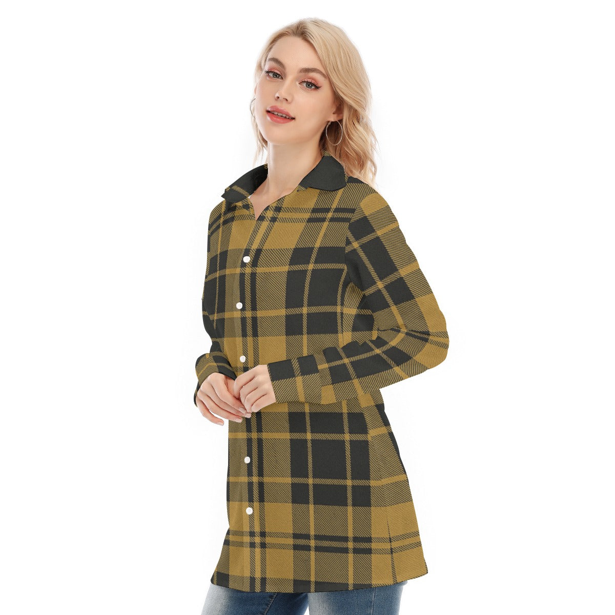 Central Florida - Knights Tartan plaid  Women's Long Shirt