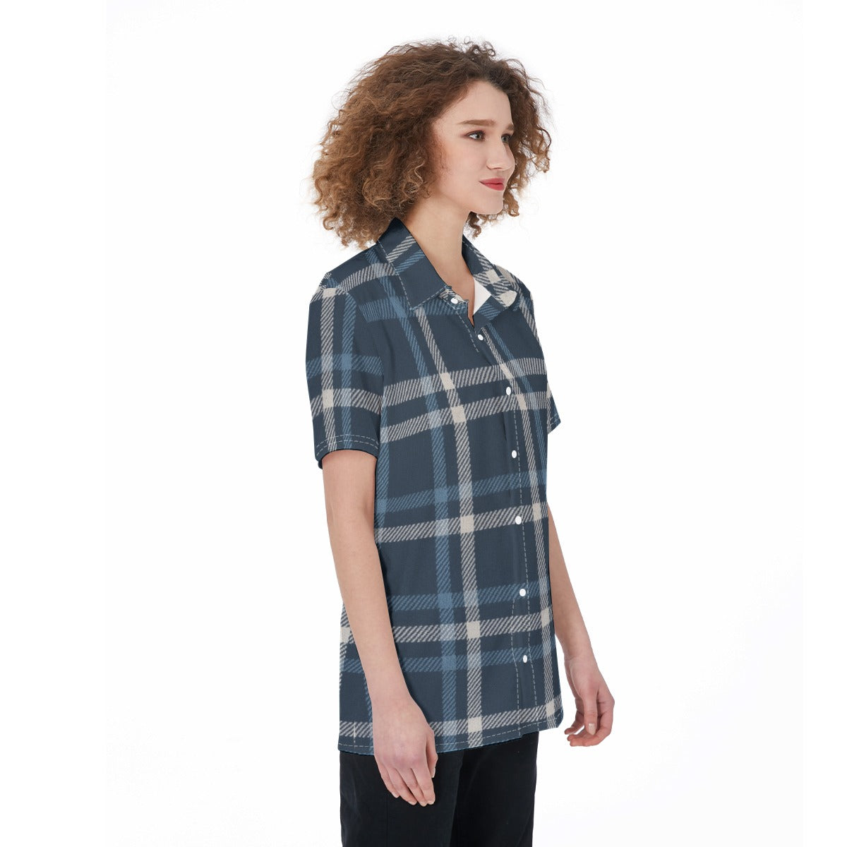 Connecticut - Huskies tartan plaid Women's Shirt
