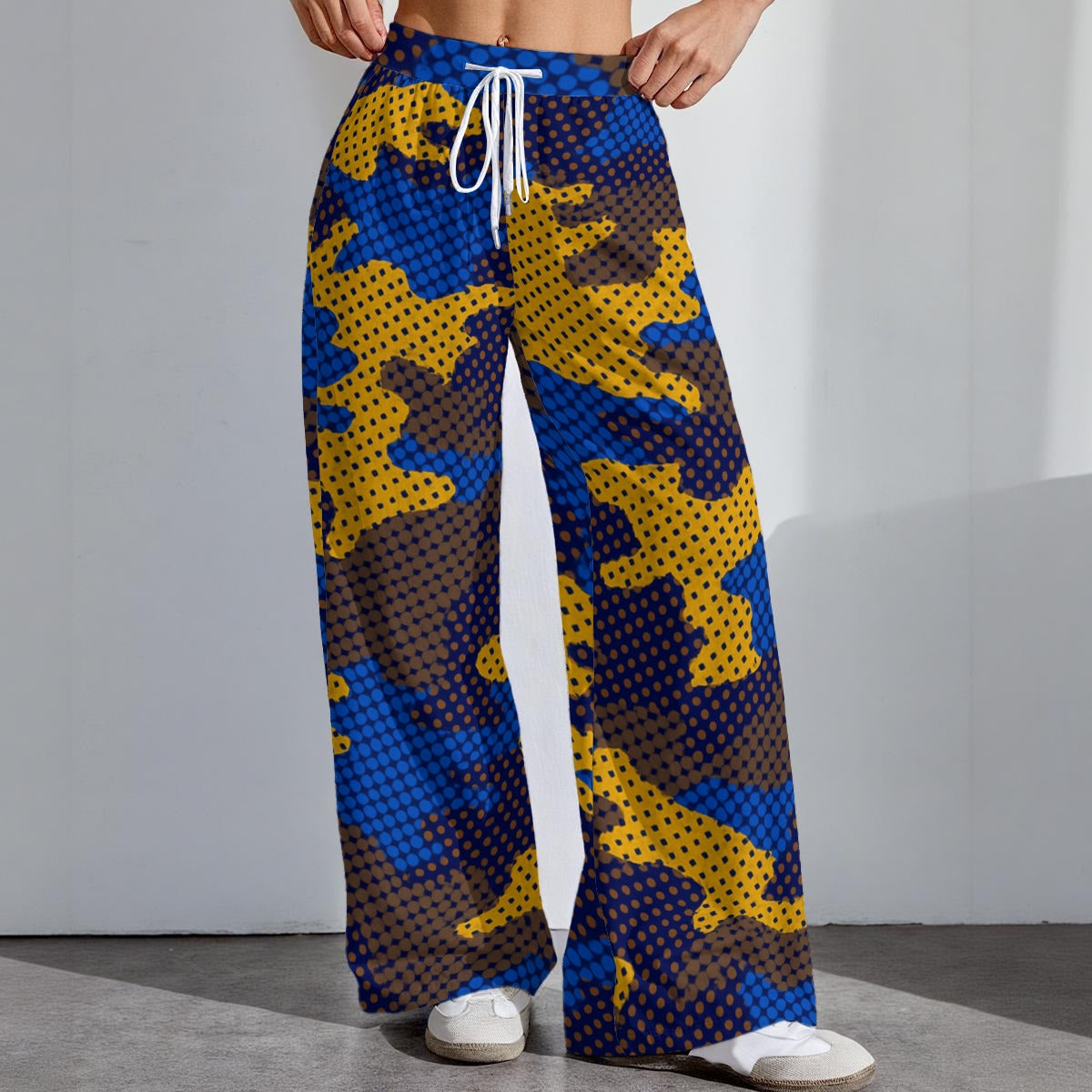California Los Angeles UCLA Bruins camo Women's High-Stretch Casual Pants|290GSM