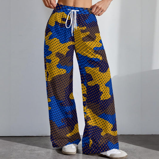 California Los Angeles UCLA Bruins camo Women's High-Stretch Casual Pants|290GSM