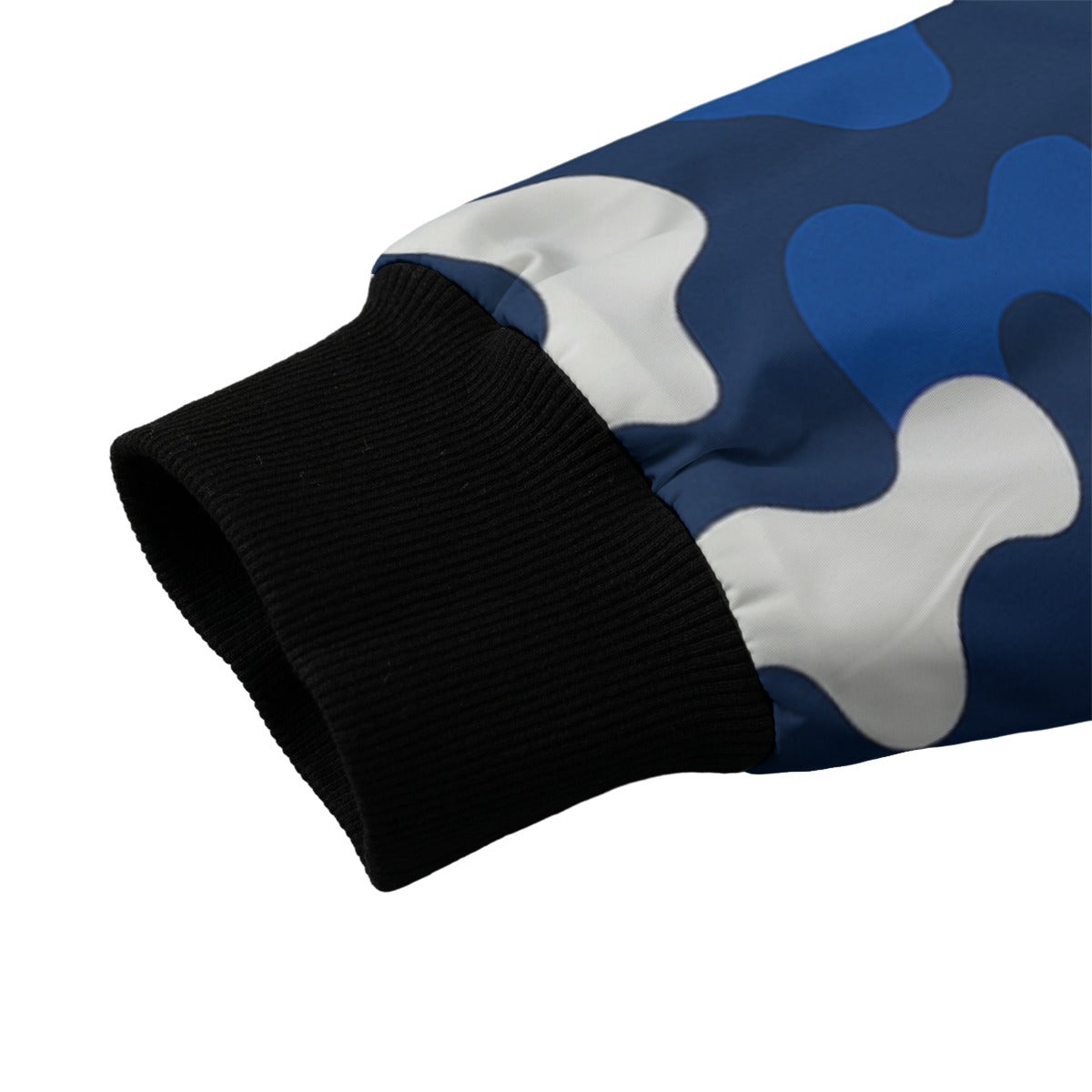 Indianapolis Colts Camo Fleece Bomber Jacket – Blue and White NFL Streetwear